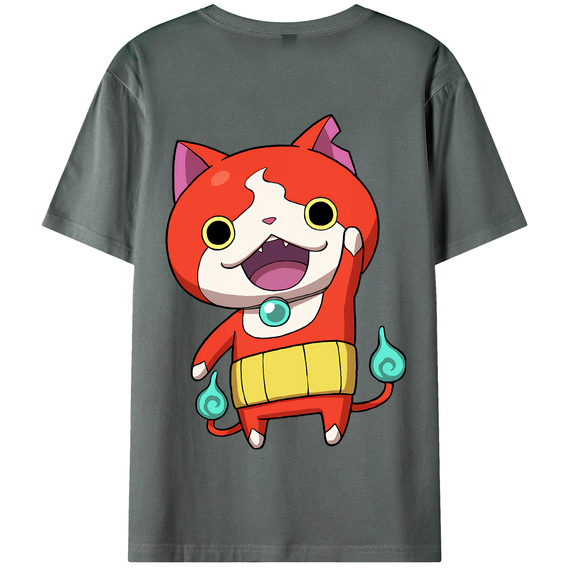 （画像用） 妖怪ウォッチ Yo-kai Watch 綿100％半袖Tシャツ（背面プリント）